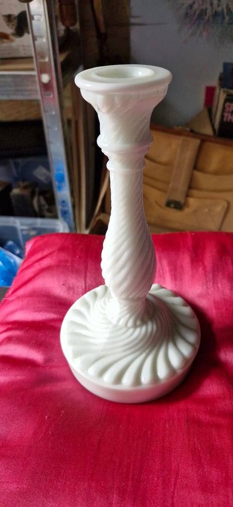 Collectible pot candlestick holder 