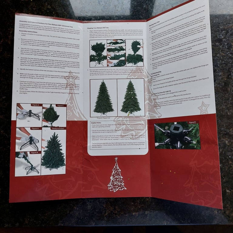 Balsam Hill 6foot artificial Christmas Tree