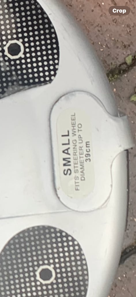 Disklok car steering wheel lock. Small, 35-38.9cm