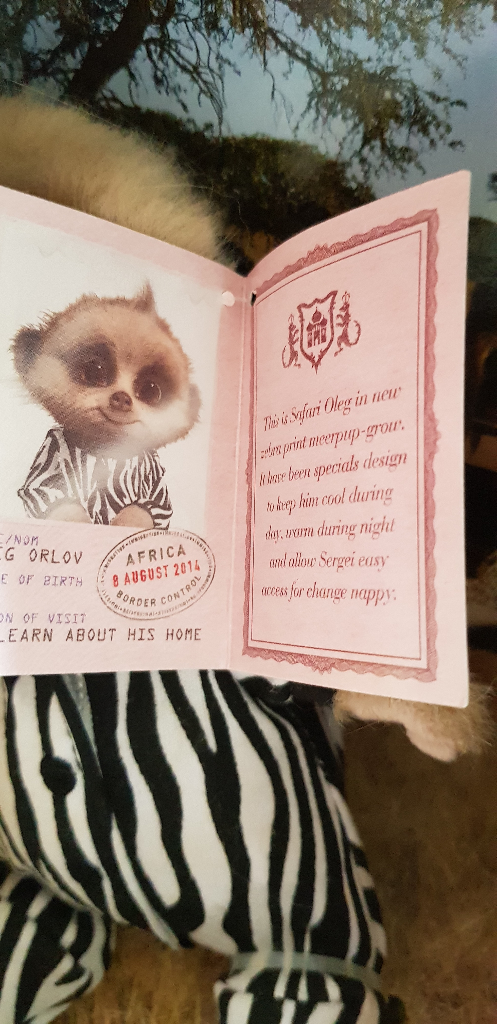 Meerkat Safari Oleg Collection Soft Toy.