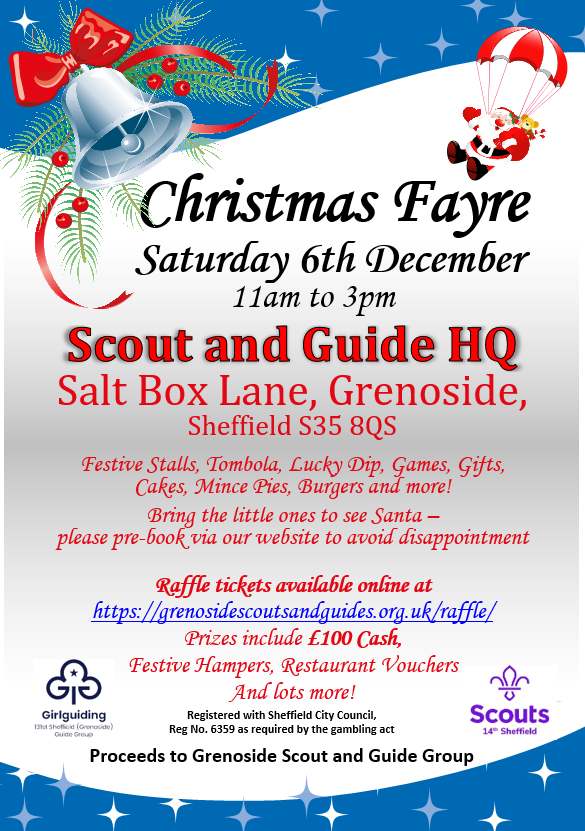 Grenoside Scout & Guide Group Christmas Fayre