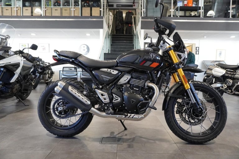 Triumph Scrambler 400XC, 2026, Storm Grey. IN STOCK NOW