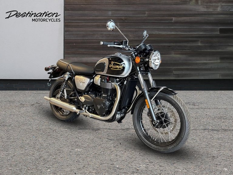 2025 Triumph Bonneville T100 ICON EDITION Petrol black 5 Speed