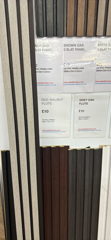 PVC Cladding 2950x250x8mm, wall & ceiling wetwall bathrooms cladding