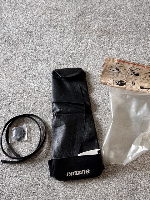 Suzuki 1970s seat cover