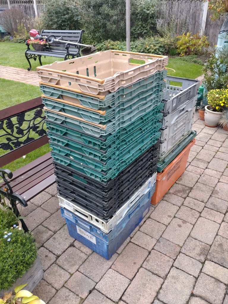 image for Stackable heavy duty storage crates