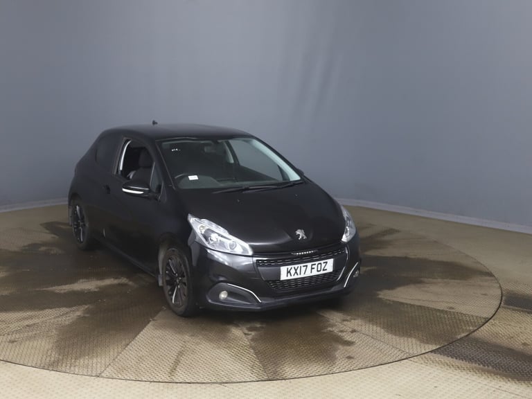 2017 Peugeot 208 1.2 PureTech Black Edition Hatchback 3dr Petrol Manual Euro 6