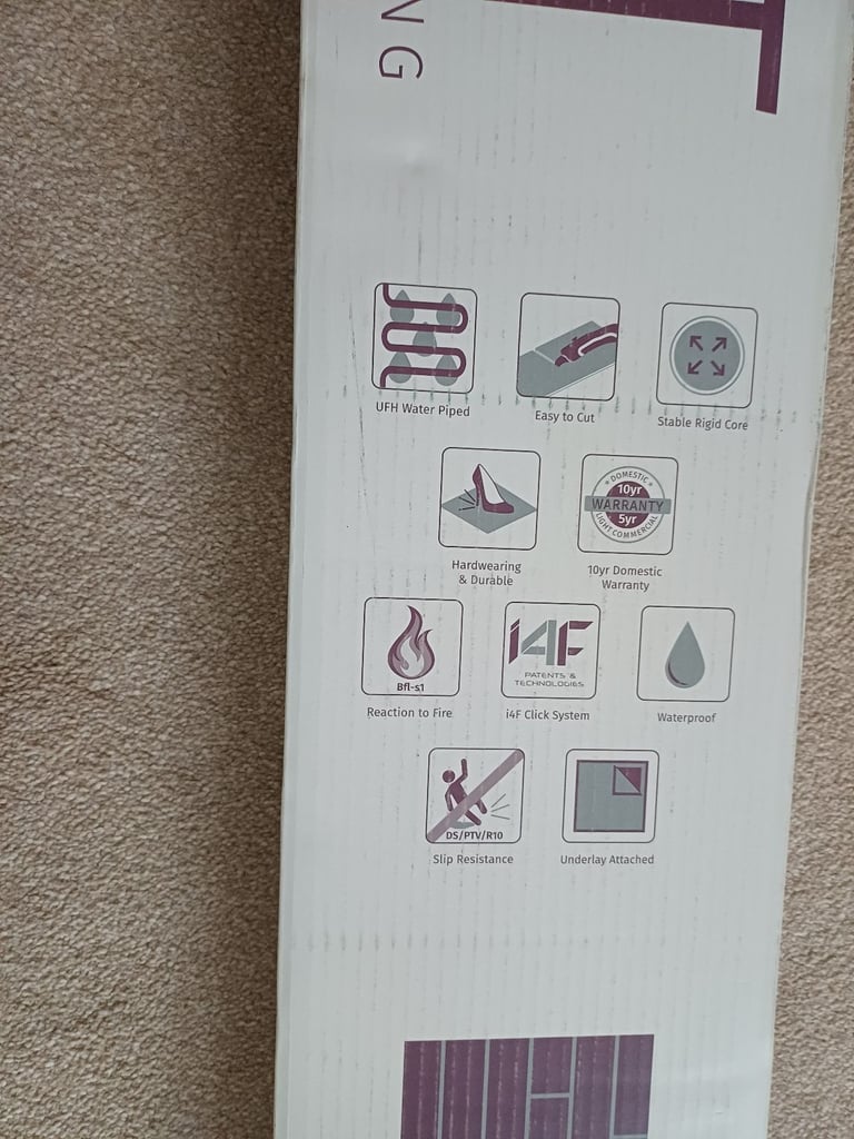 LVT Luxury vinyl flooring 