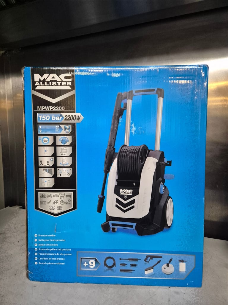 Mac Allister MPWP2200 Corded Pressure Washer,