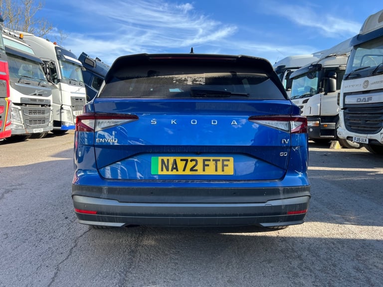 2022 SKODA ENYAQ IV 60 - 62KWH AUTO ELECTRICITY SUV DAMAGED SALVAGE CAT N 