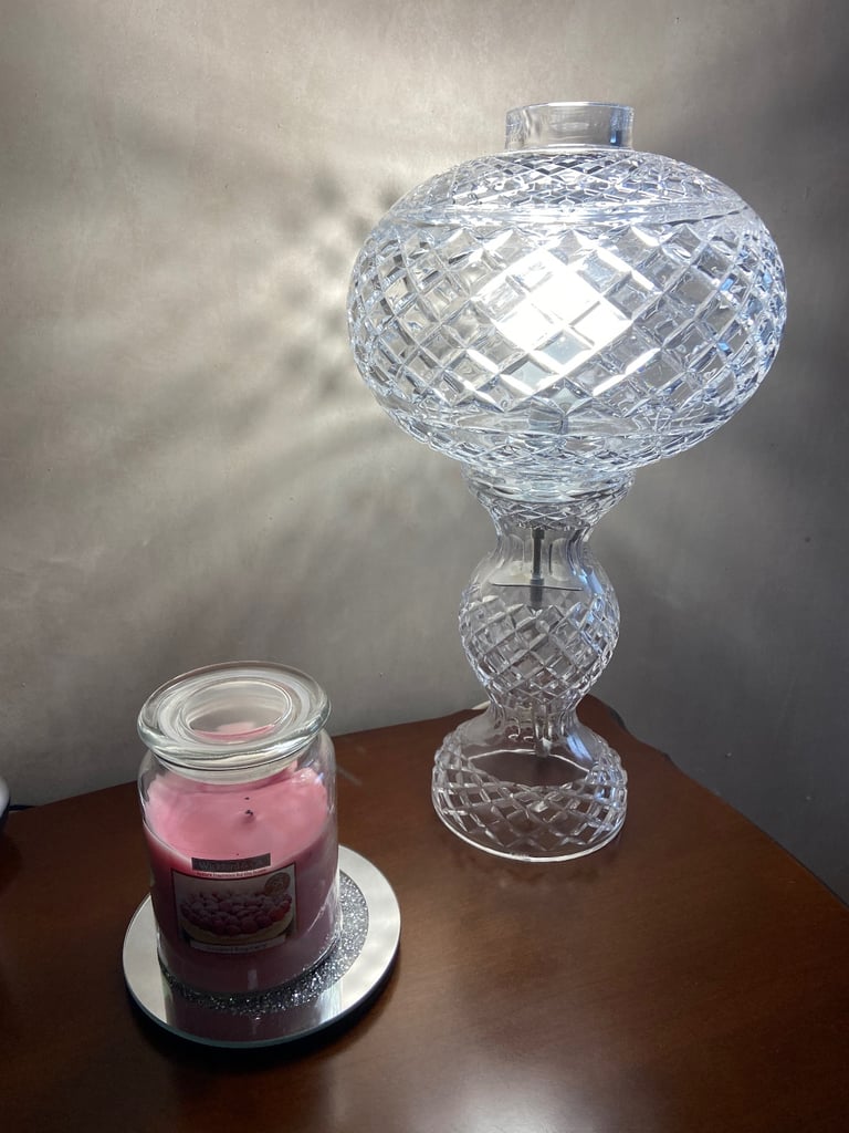 Large TYRONE CRYSTAL Lamp 