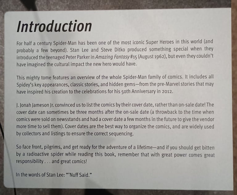 New Marvel Spider-Man Chronicle 