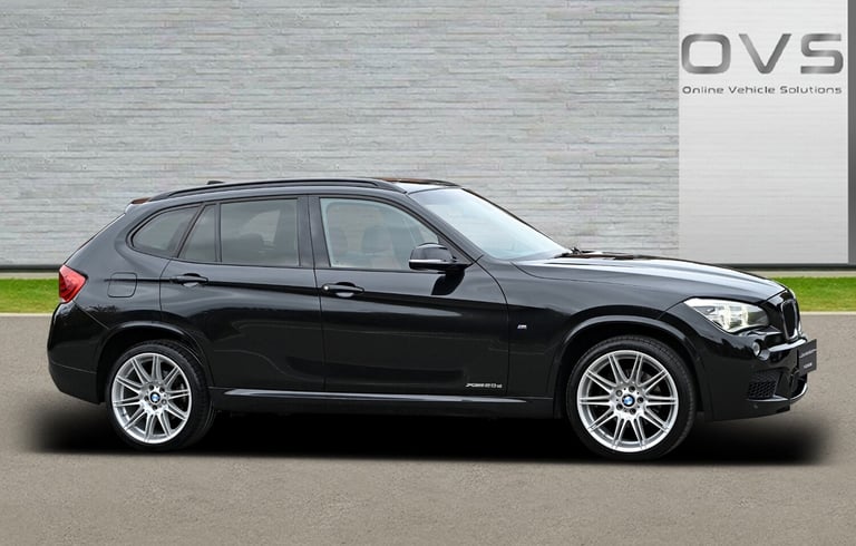 BMW X1 M SPORT 2.0d DIESEL X-DRIVE/4X4 AUTO 5DR HATCHBACK 2014 [64] BLACK