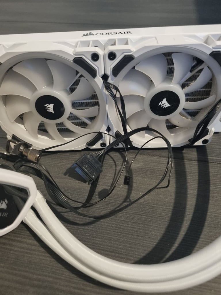 am4 amd 240mm White Rgb Corsair watercooler aio liquid cooling for gaming pc desktop computer