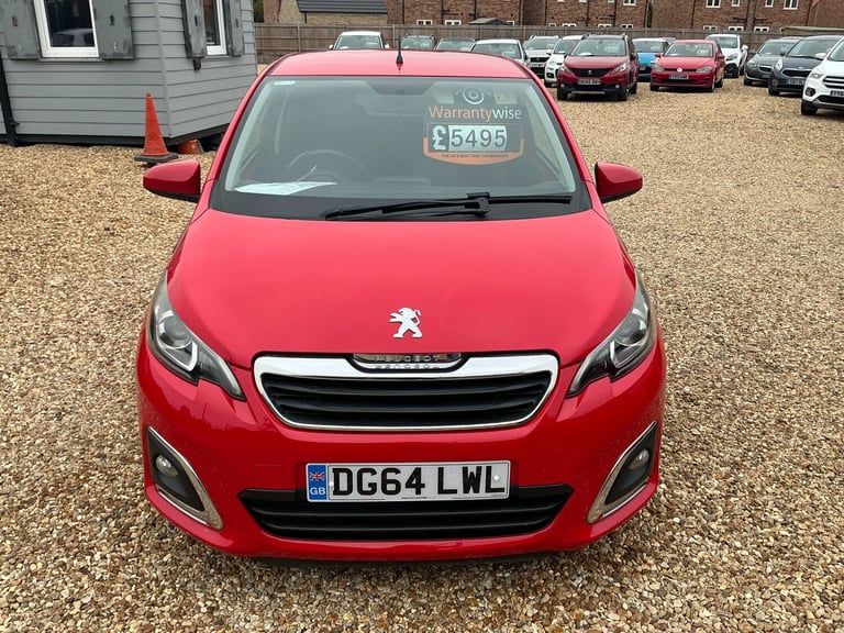 2014 Peugeot 108 1.2 VTi Allure 3dr HATCHBACK Petrol Manual