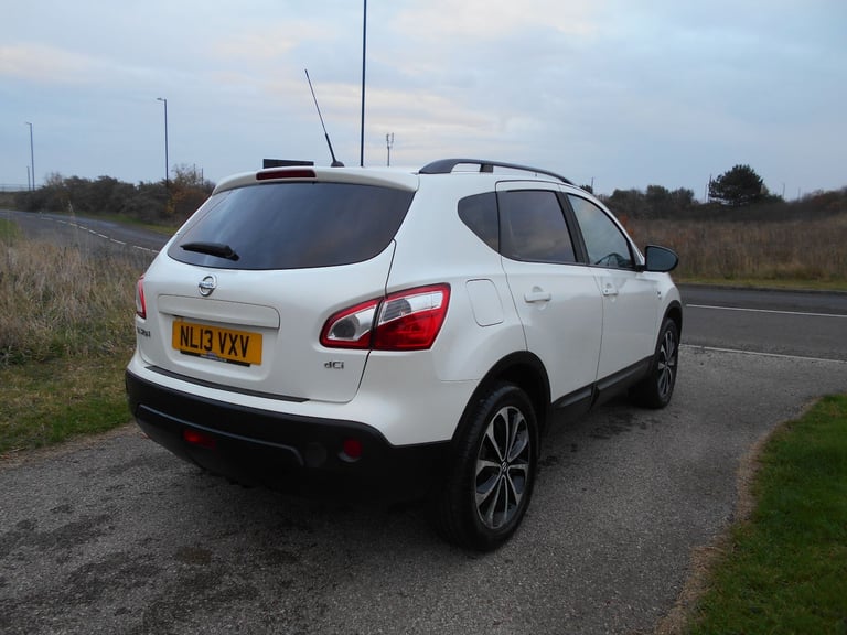 NISSAN QASHQAI 360 DCI 1.5 DIESEL 6 SPEED STUNNING WHITE 2013 BARGAIN ONLY £2950 *LOOK* PX/DELIVERY