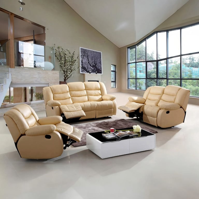 image for Roma Recliner 3+2+1 Sofa Set !! Amazing Price 25% Discount_Shop Now COD