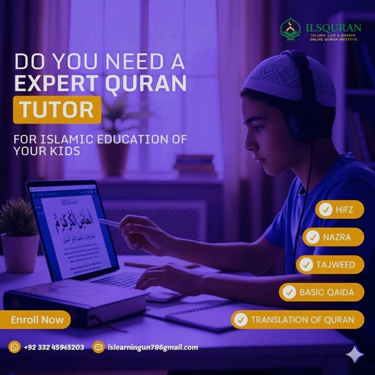 Learn the Holy Quran from the comfort of your home!