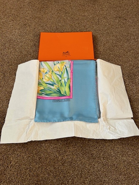 Hermes Vintage 'Giverny' Scarf