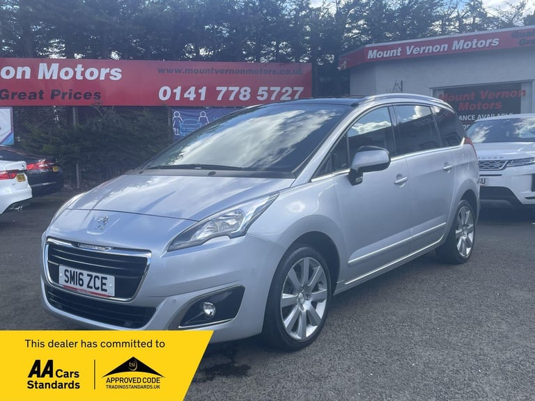 2016 Peugeot 5008 1.6 BlueHDi Allure Euro 6 (s/s) 5dr MPV Diesel Manual