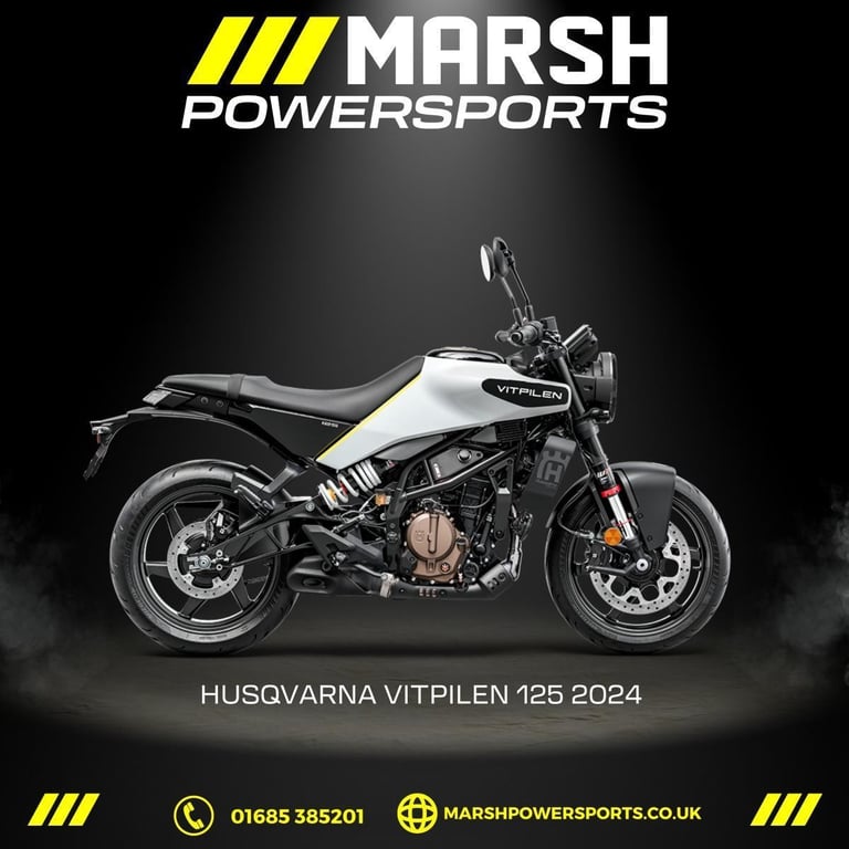 Vitpilen 125 2024 Model - Husqvarna Main Dealer - 0% Finance!
