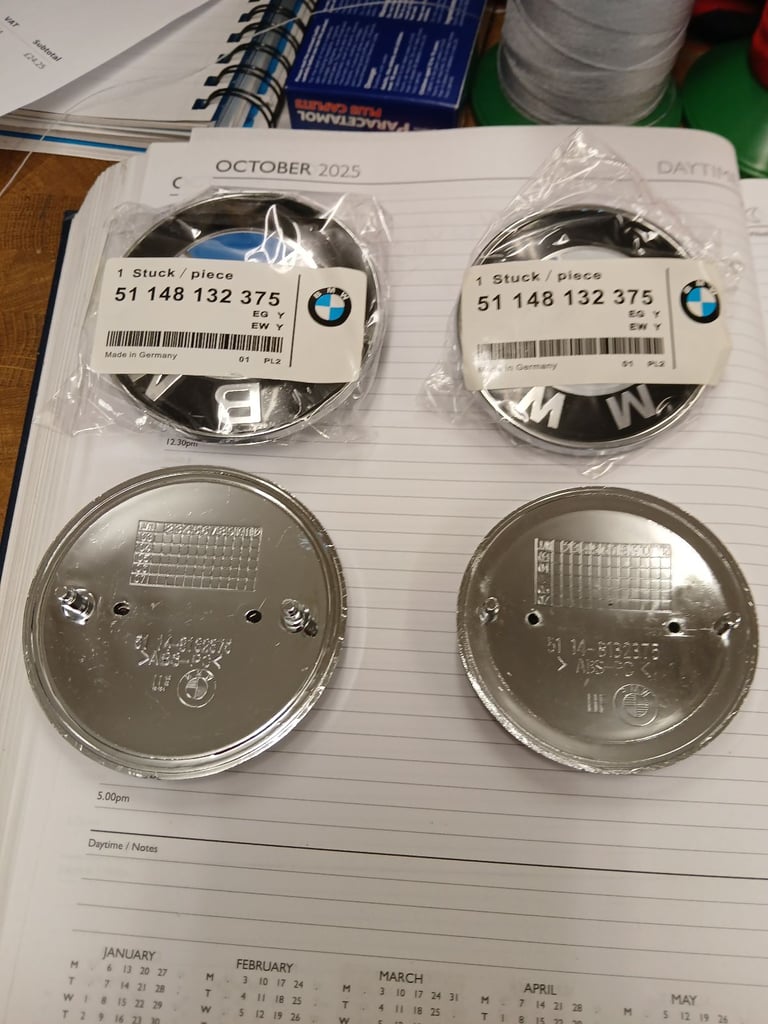 BMW bonnet/boot badges