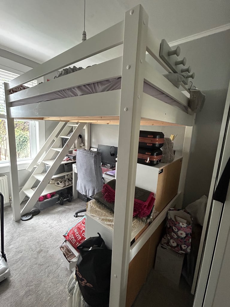 Double loft bed for sale