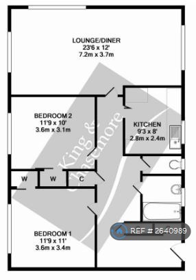 2 bedroom flat in Westbrooke Court, Worthing, BN11 (2 bed) (#2640989)