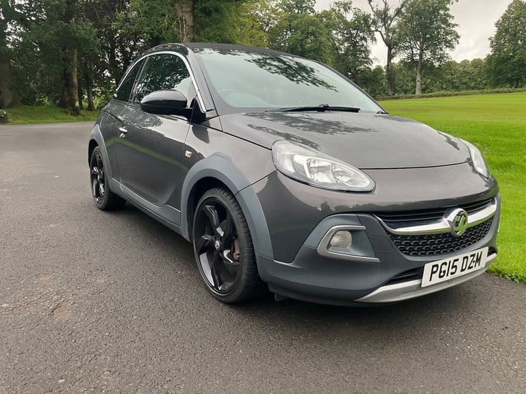 STUNNING 2015 VAUXHALL ADAM ROCKS AIR. MOT MARCH-26. ELECTRIC SLIDING OPEN TOP ROOF