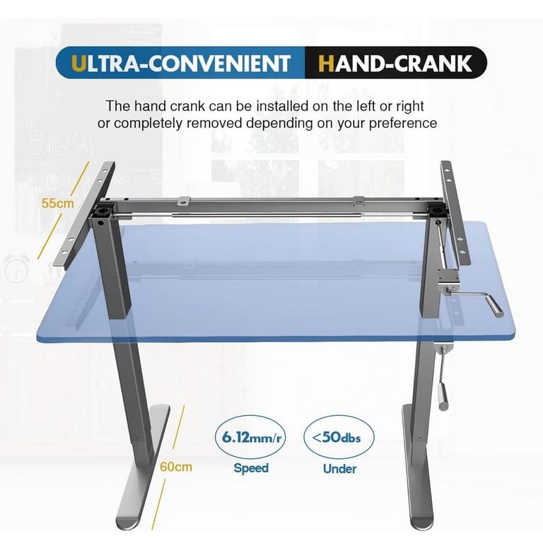 Standing desk legs