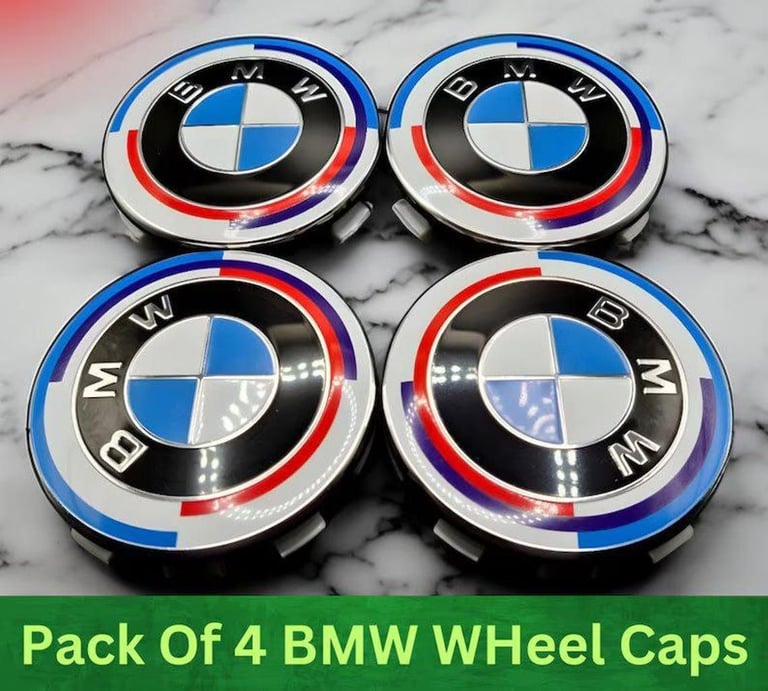 FAST DELIVERY B M W 4X ALLOY WHEEL CENTRE HUB CAPS E30,E36,E46,E92 68mm