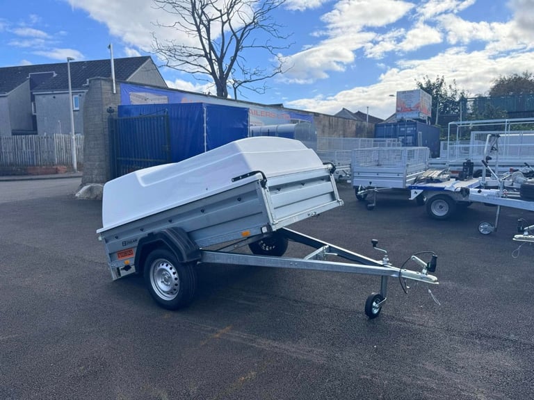 BRAND NEW ZASLAW 205SU 7X4 SINGLE AXLE TRAILER WITH LOCKABLE LID