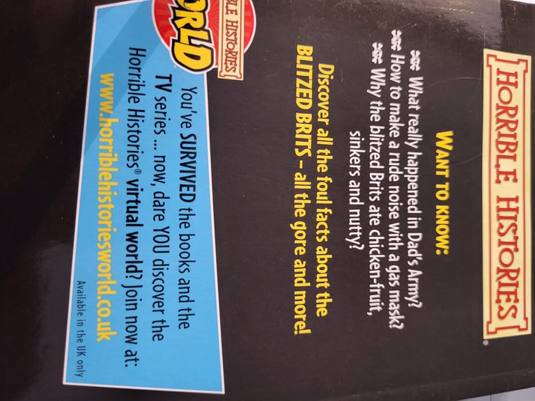 Horrible Histories- Blitzed Brits Brand new