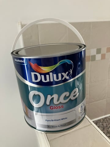Dulux Once Pure Brilliant White Gloss 2.5L Brand New Unopened | in  Liverpool, Merseyside | Gumtree