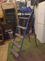 image for Vintage metal folding steps /ladders