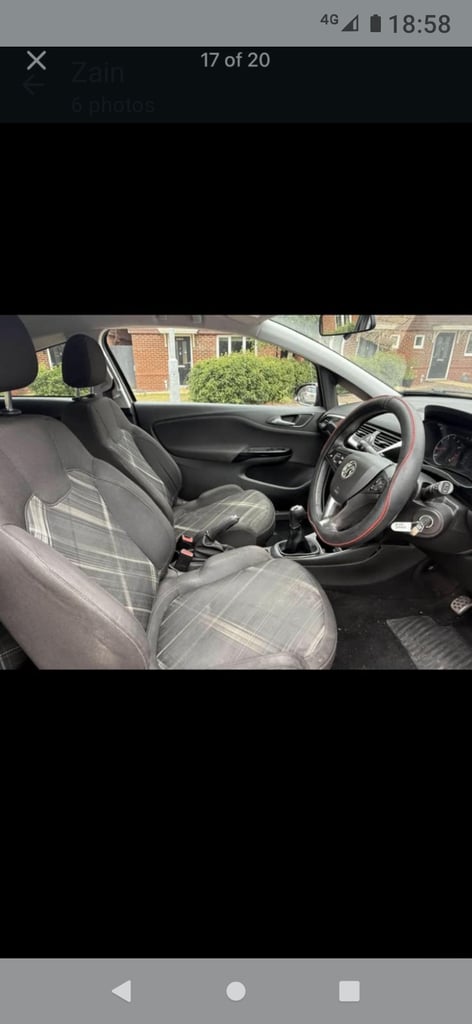 2015 Vauxhall Corsa limited Edition Grey 