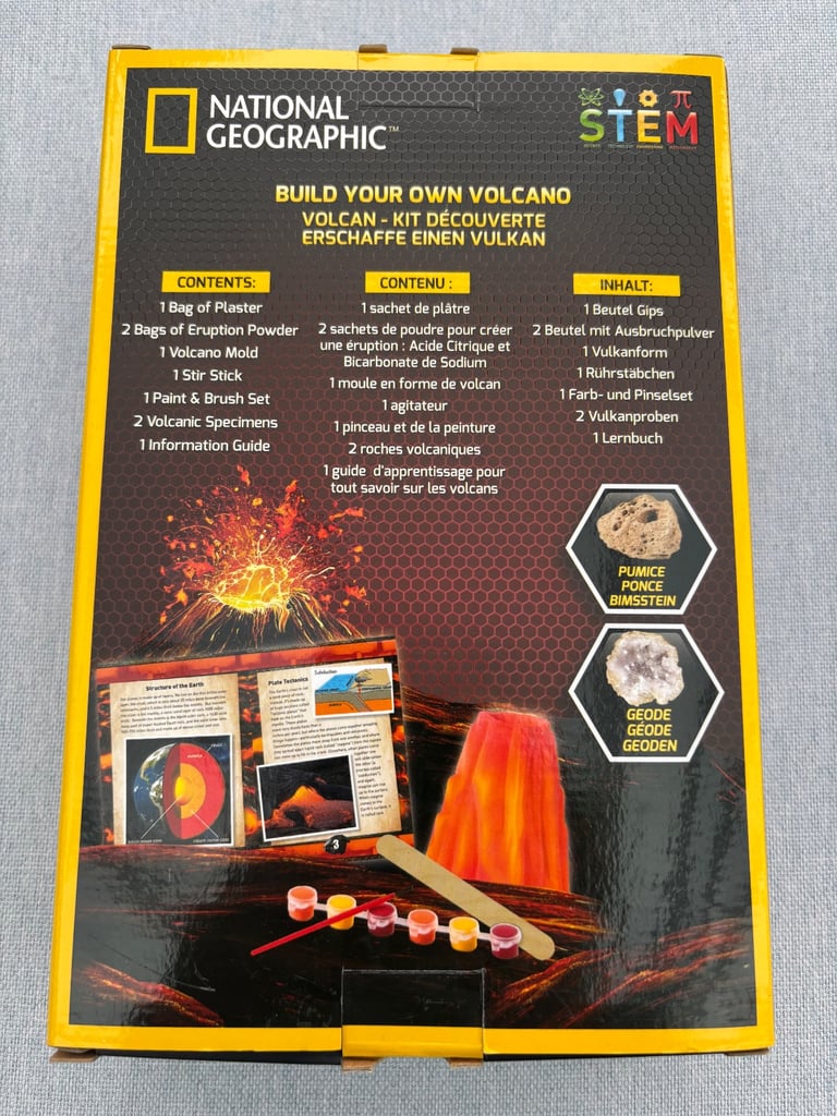 Build your own volcano and buggy and quad.