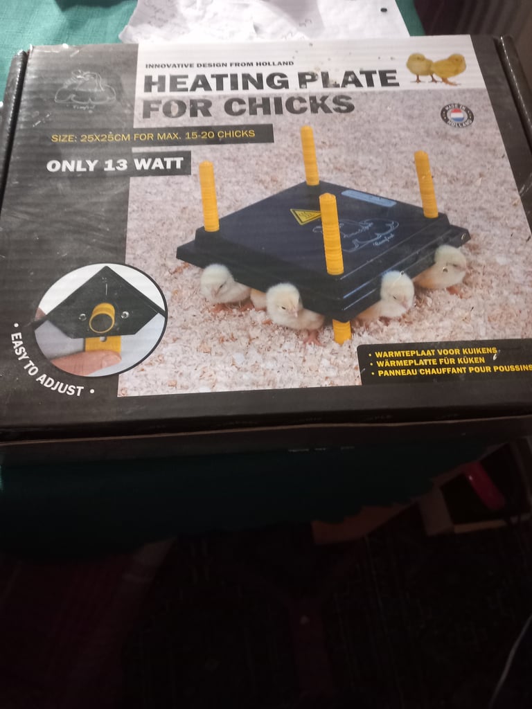 Chicks heating plate