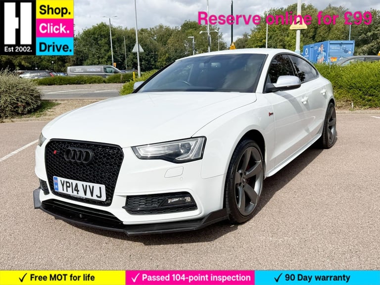 2014 Audi S5 3.0 TFSI V6 Black Edition Sportback S Tronic quattro Euro 5 (s/s) 5dr HATCHBACK Petr...