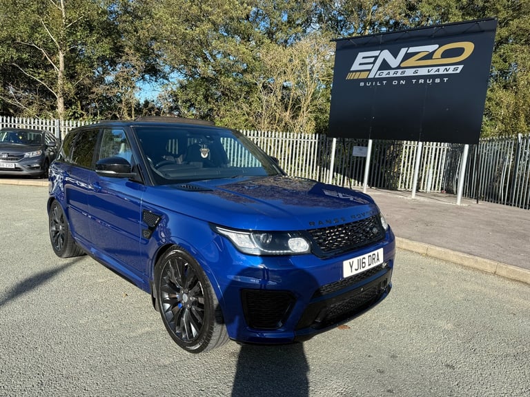image for 2016 LAND ROVER RANGE ROVER SPORT SVR V8 AUTO SUV BLUE PETROL