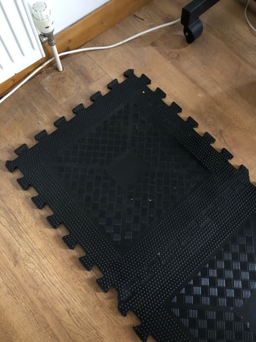 Bodymax floor mats rubber interlocking 50x50cm in Charlton