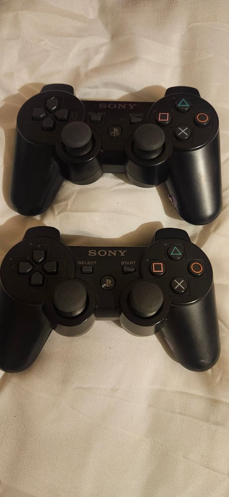image for 2 Refurbished PS3 Controllers