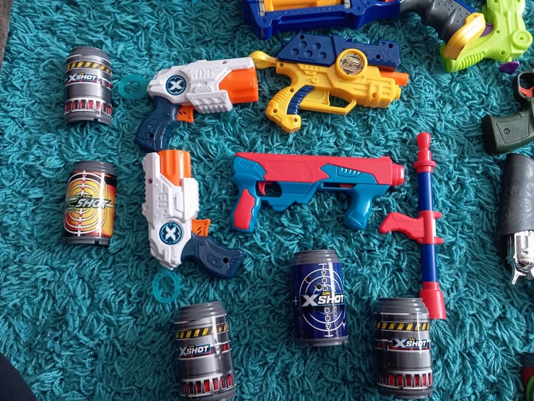 3 NERF guns