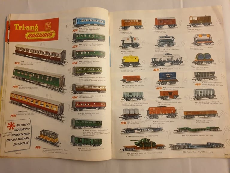 A 1963 Triang Railways Science Series Ninth Edition 44 page catalogue, £8, 