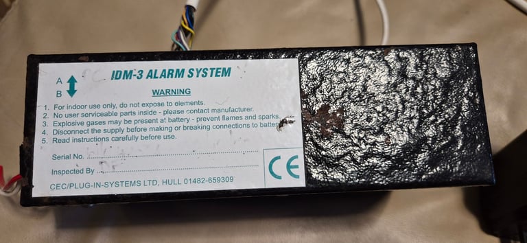 AUTOWATCH 650, SAS and IDM3 alarm system for camper caravan motorhome boat.