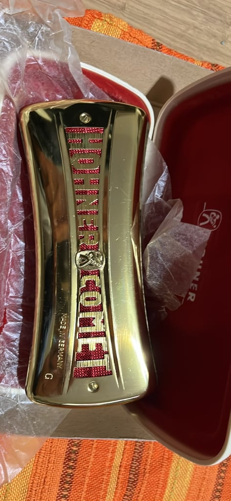 Hohner Harmonica 3427 plays double sided C and G