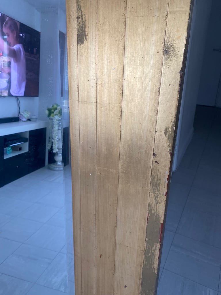 Large Gold Mirror