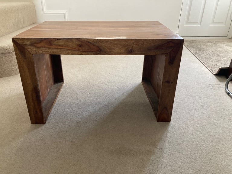 Solid wood coffee table