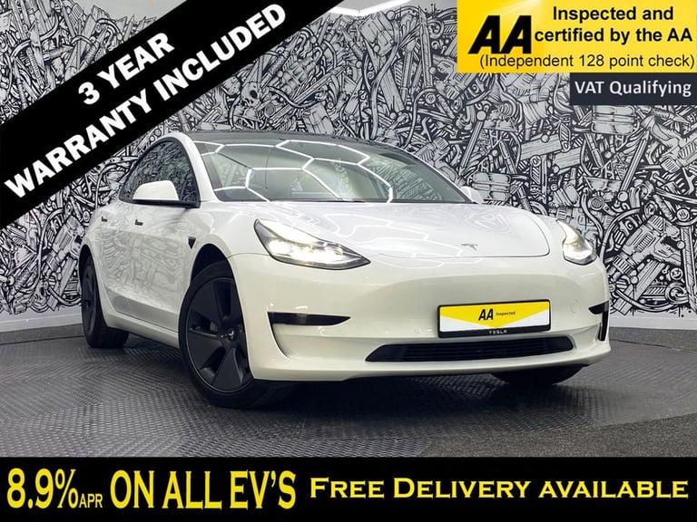 2021 Tesla Model 3 Standard Range Plus Saloon 4dr Electric Auto RWD (241 bhp) Saloon ELECTRIC Aut...