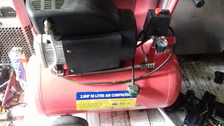 50 litre air compressor ready for use 